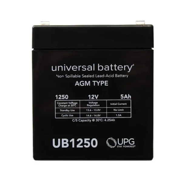 UPG Sealed 12V Lead-Acid Battery (UB1250)