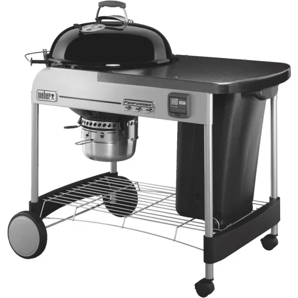 Weber 22 in. Performer Premium Charcoal Grill Black