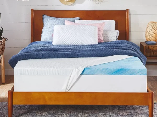 Nue by Novaform Twin Mattress Topper | Cooling Gel Memory Foam | 3"