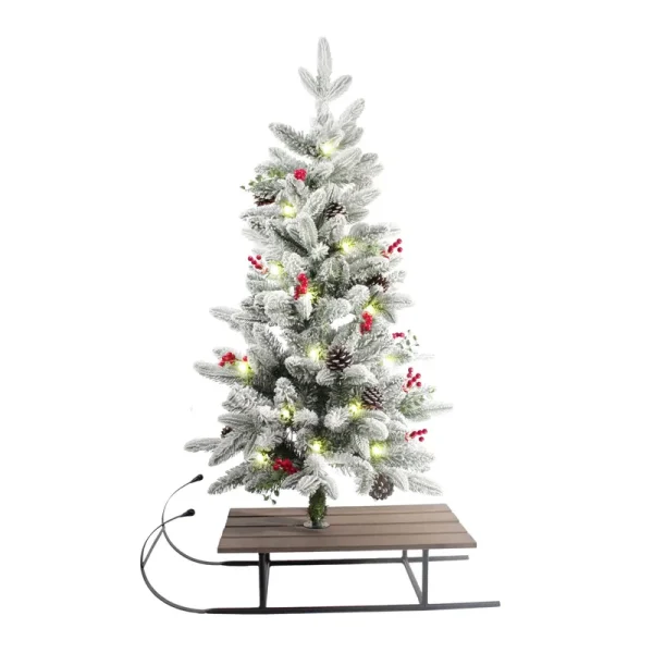 Holiday Living 48-in Lighted Sleigh Electrical Outlet Christmas Decor