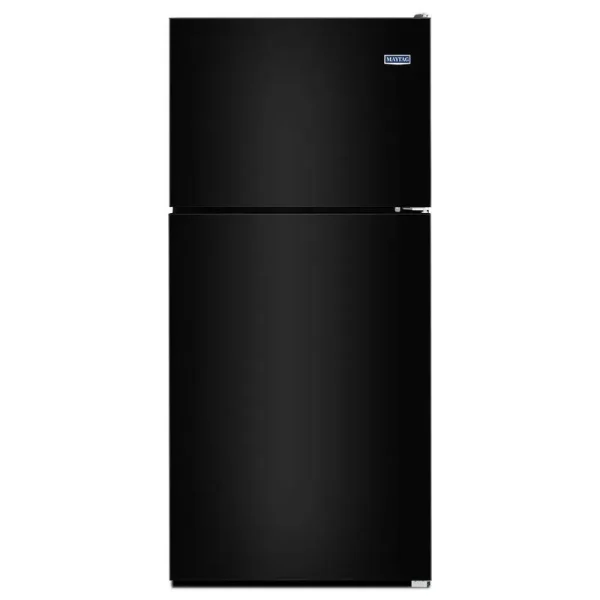 Maytag 33-Inch Wide Top Freezer Refrigerator with PowerCold Feature- 21 Cu. Ft. MRT311FFFE - Black