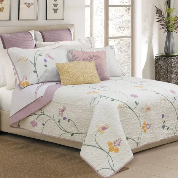 August Grove Allenhurst 3 Piece Quilt Set Size: King White