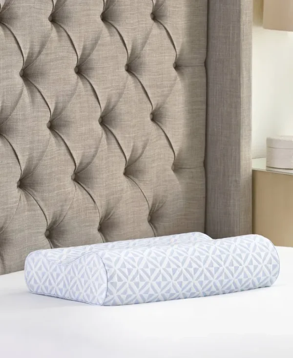 PROSLEEP Cool Comfort Memory Foam Contour Bed Pillow, King - White