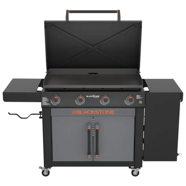 Blackstone 36" Culinary Omnivore Griddle with Side Table 4-Burner Liquid Propane Flat Top Grill | 2230
