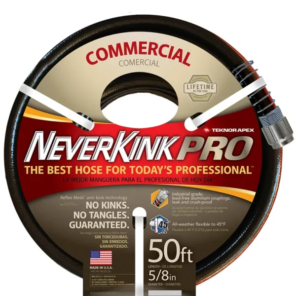Teknor 5/8"x50' Hose Neverkink Commercial Duty