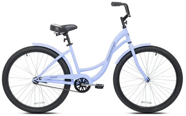 Kent Bicycles 26 - Inch Ladies Seachange Beach Cruiser Bike, Periwinkle Blue