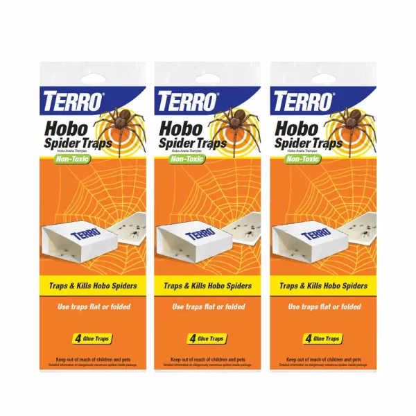 Terro T293SR Hobo Spider Traps-3 Pack, White