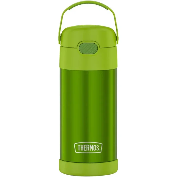 Thermos Funtainer Stainless Steel Insulated Straw Bottle - 12oz - Lime