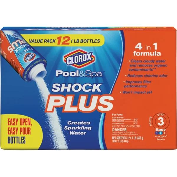Clorox Pool Spa 32012CLX Shock Plus 12-Pound