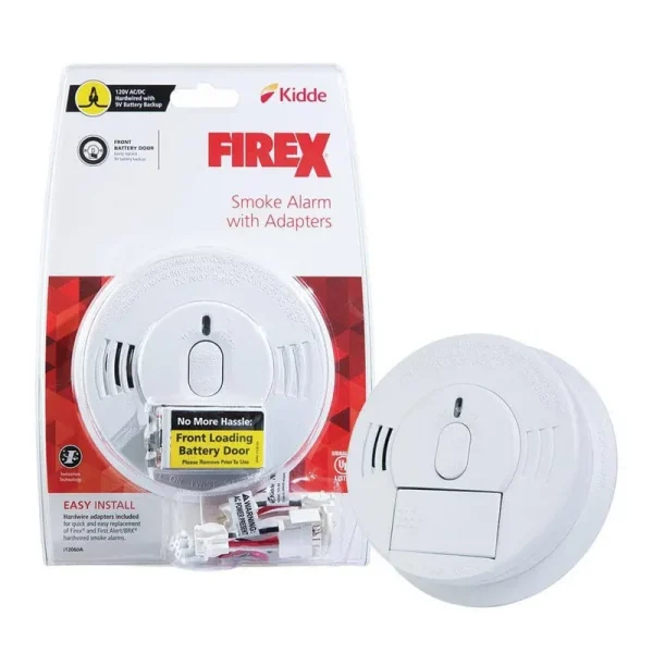 Kidde 21009444 Hardwire Interconnectable120-Volt Smoke Alarm with Battery Backup