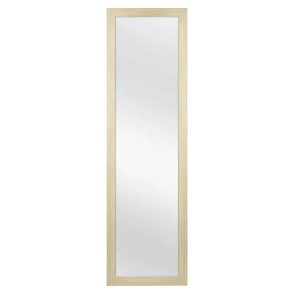 14.8" x 50.7" Over The Door Mirror Brown - Room Essentials