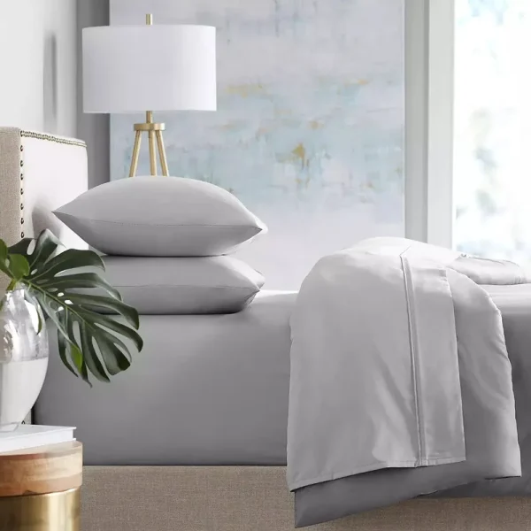 Member's Mark 450-Thread Count Full Sheet Set, Platinum Silver