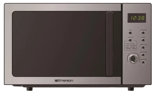 Emerson 0.9 cu ft, 900W Digital Control Countertop Microwave Oven, Stainless Steel - MW9005SS