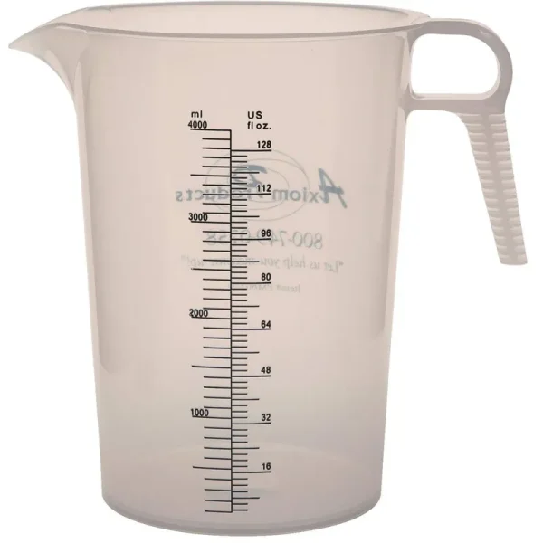 128 oz. Accu-Pour Polypropylene Measuring Pitcher