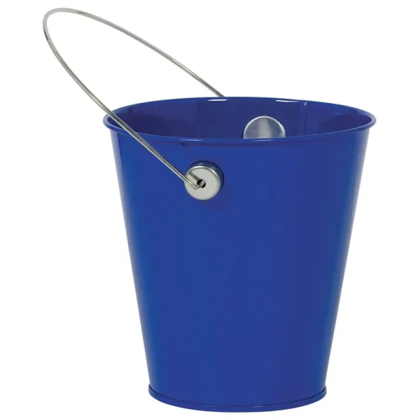 Metal Bucket - Royal Blue