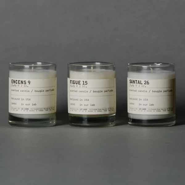 Le Labo Fragrances Candle Discovery Set | Mini Glass Votives | Size: 3 x 56.6 G / 2 oz