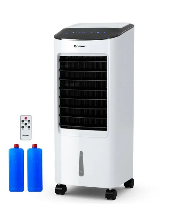 Evaporative Portable Air Cooler Fan Humidifier with Remote Control