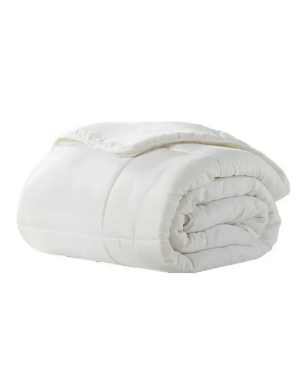 Brushed Down Alternative Twin Comforter in White