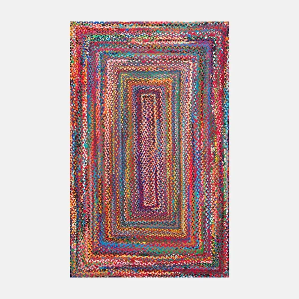 nuLOOM Tammara Hand Braided Area Rug 3' x 5' Oval Multi