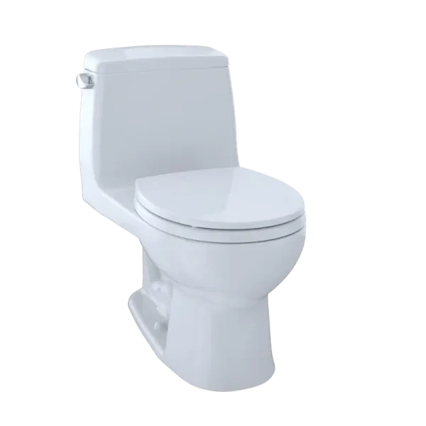 Toto® Eco Ultramax® One - Piece Round Bowl 1.28 GPF Toilet, Cotton White - Ms853113e#01