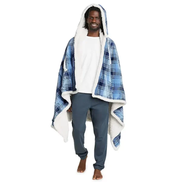 Eddie Bauer Cabin Hooded Throw - Coast - Size One Size
