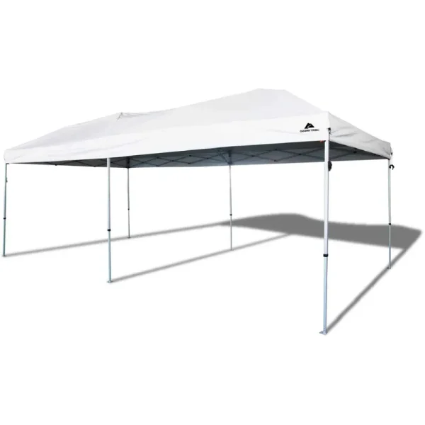 Ozark Trail 20x10 Straight Leg Instant Canopy (200 Sq ft Coverage)