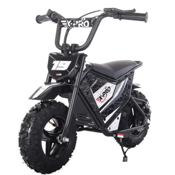 X - Pro XP250E 250W 24V Electric Dirt Bike with Chain Drive! 6.5" Wheels! Rear Disc Brakes!