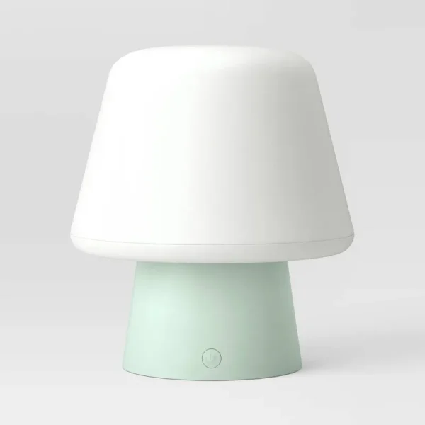 Portable Mushroom Lamp (Includes LED Light Bulb) Green - Room Essentials