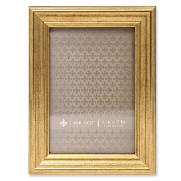 Lawrence Frames Sutter Burnished Gold Picture Frame