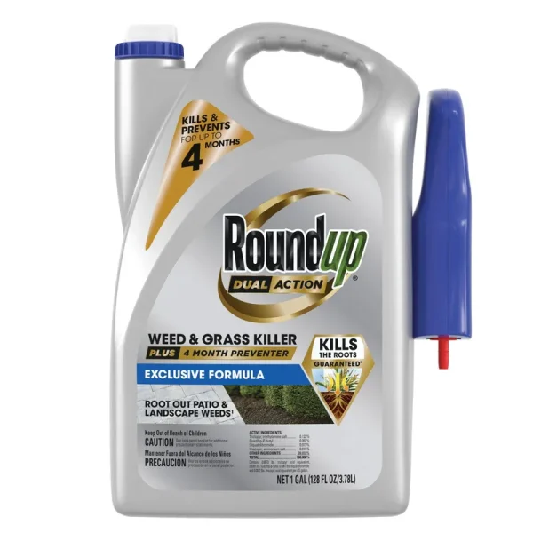 Roundup Dual Action Weed & Grass Killer - 1 Gallon