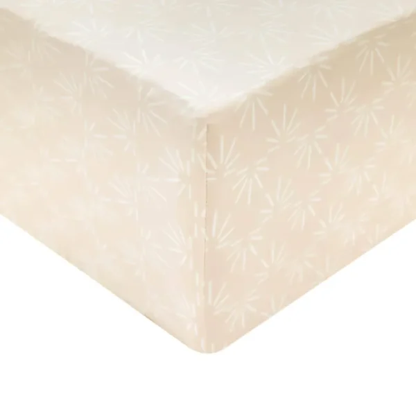 Copper Pearl Premium Knit Fitted Crib Sheet | Sol