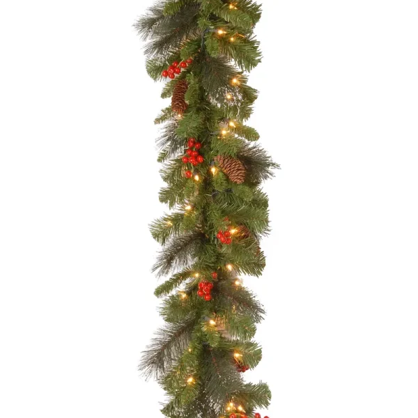 National Tree 9ft Crestwood Spruce Garland