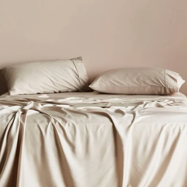 ettitude Signature Sateen Sheet Set - Sand / Full