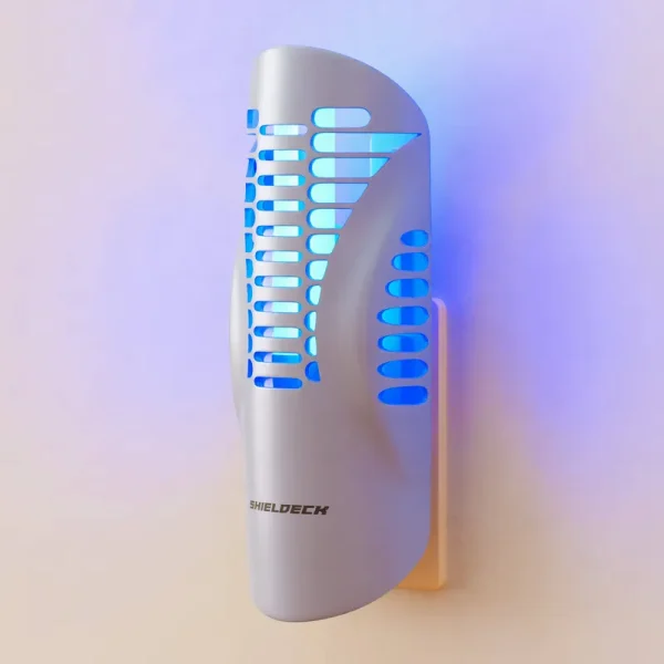 Shieldeck Indoor Fly Trap | Fruit Fly Trap & Gnat Trap | Indoor Bug Zapper | Get Rid of Fruit Flies, Gnats, Flies & Moths | Gnat & Fruit Fly Catcher