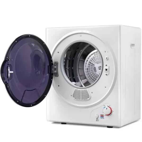 19.5 in. White Washer and Dryer Laundry Stacking Kit Electric Portable