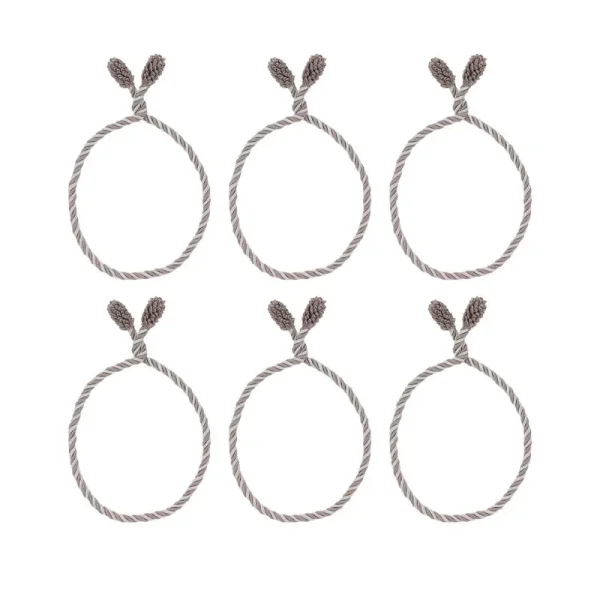Haute Decor Decorative Twist Ties, 6 Pack, 20 Inches (Green)