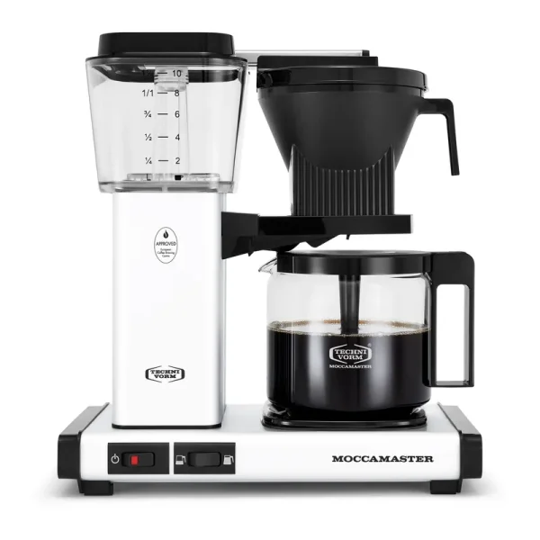 Moccamaster KBGV Select 10-Cup Glass Brewer Matte White Coffee Maker