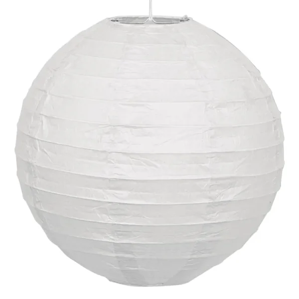 10 inch Round White Paper Lantern