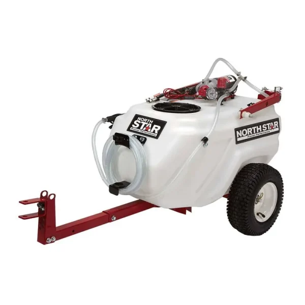 Northstar Tow-Behind Boom Broadcast and Spot Sprayer- 21 Gallon 2.2 GPM 12V DC