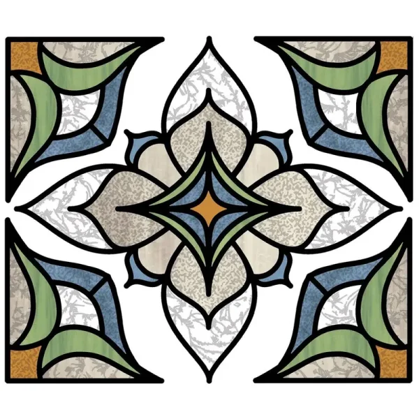 Stained Glass Window Decal (Set of 2) Lark Manor