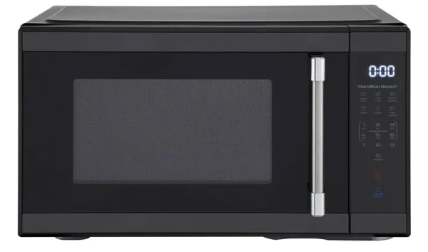Hamilton Beach 1.1 Cu. ft. 1000 W Mid Size Microwave Oven, 1000W, Black Stainless Steel, Size: Mid-Size