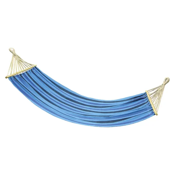 Stansport Bahamas Single Cotton Hammock, Blue