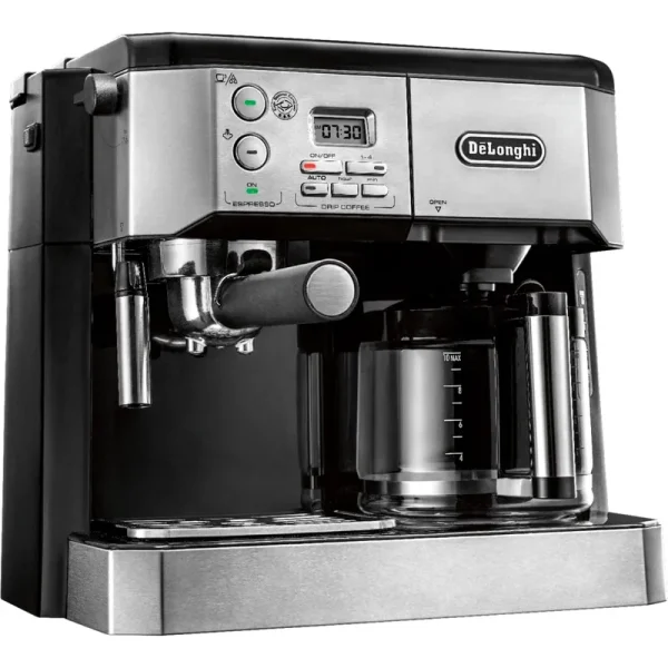 DeLonghi BCO430 Combo Coffee and Espresso Machine Black/Chrome