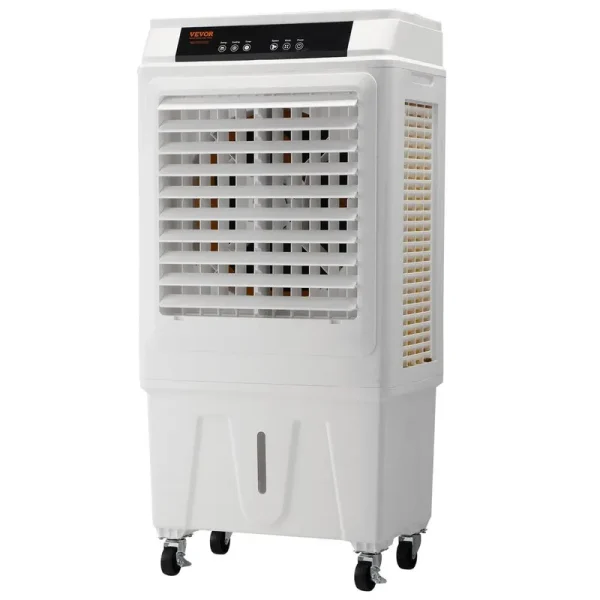 VEVOR 3100 CFM 135 Deg Oscillating Swamp Cooler with Adjustable 3 Speeds Evaporative Air Cooler
