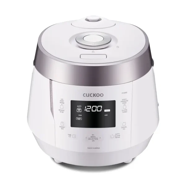 Cuckoo CRP - P1009SW 10 - Cup (Uncooked) Heating Pressure Rice Cooker & Warmer with Nonstick Inner Pot