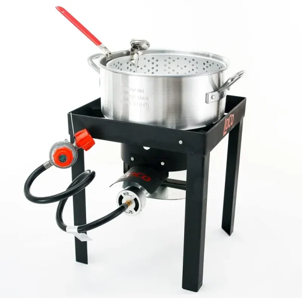Loco Cookers LCFF 10 qt Fish Kit Fryer, Silver