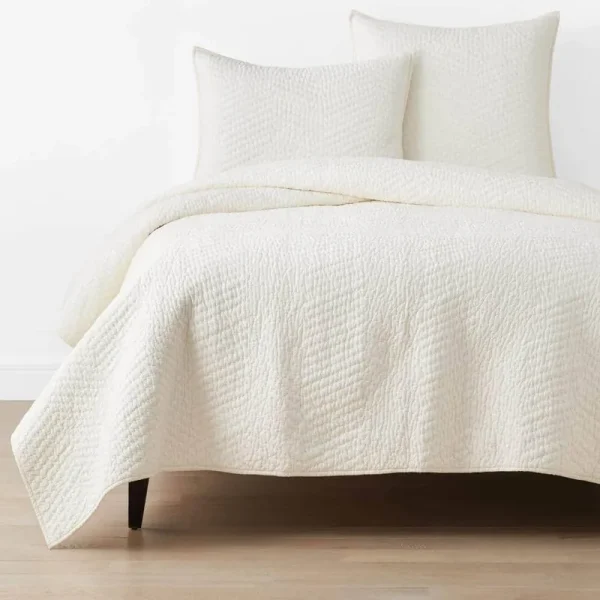 Company Cotton Voile Ivory King Cotton Quilt
