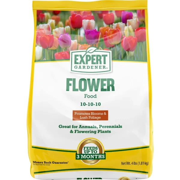 Expert Gardener Flower Plant Food 10-10-10 Fertilizer - 4 lb