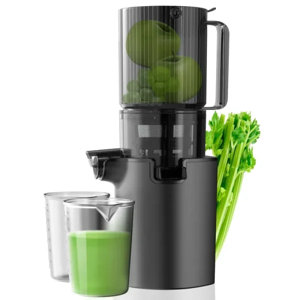 Canoly 4.1 Inch Reversible Masticating Juicer for Fruits