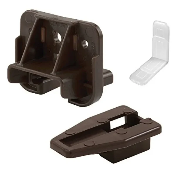 Prime-Line R 7321 Drawer Track Guide and Glides - Replacement Furniture Parts for Dressers Hutches and Night Stand Drawer Systems